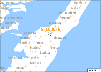 map of Skebjerg