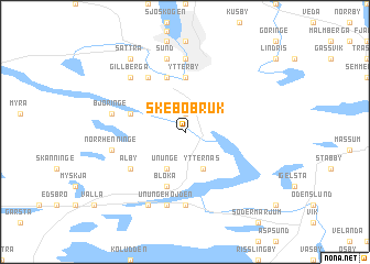 map of Skebobruk