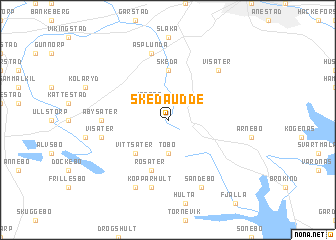 map of Skedaudde