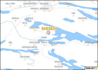 map of Skedevi