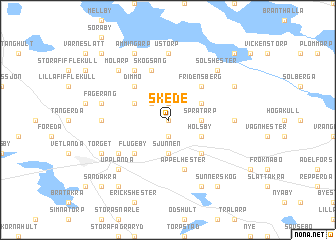 map of Skede