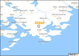 map of Skede