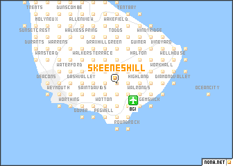 map of Skeenes Hill