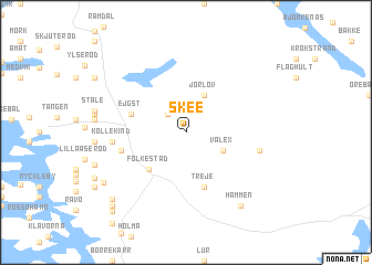 map of Skee