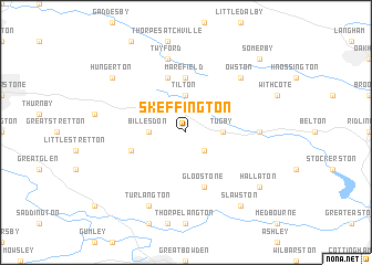 map of Skeffington