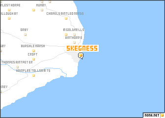 map of Skegness