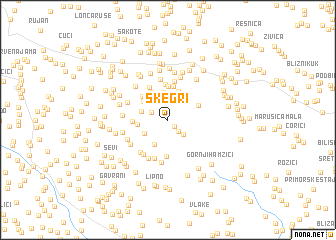map of Škegri