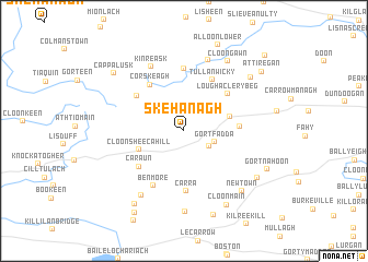 map of Skehanagh