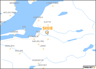 map of Skeie