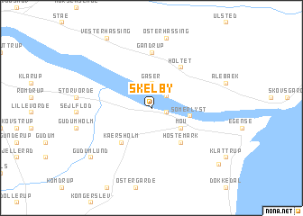 map of Skelby