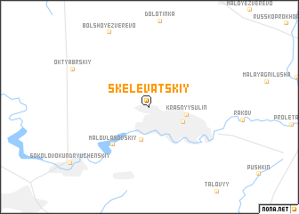 map of Skelevatskiy