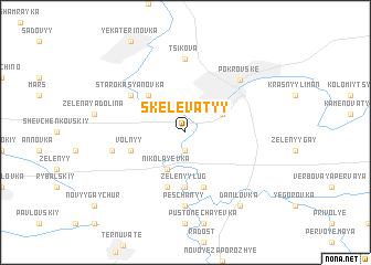 map of Skelevatyy