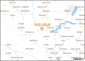 map of Skelhøje