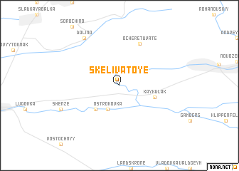 map of Skelivatoye