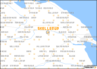 map of Skellerup