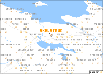 map of Skelstrup