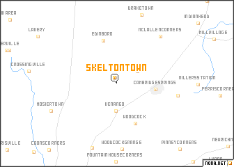 map of Skeltontown