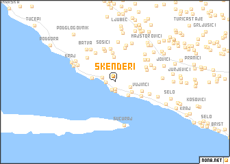 map of Skenderi