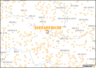 map of Skenderovina