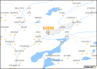 map of Skene