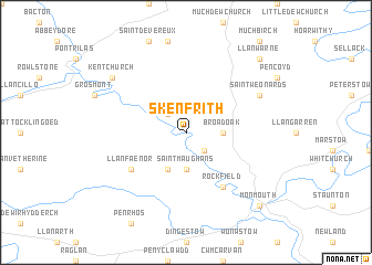 map of Skenfrith