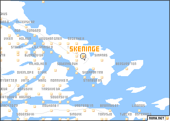 map of Skeninge