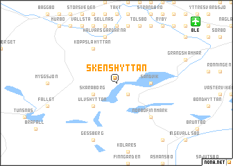 map of Skenshyttan