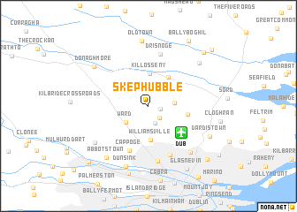 map of Skephubble