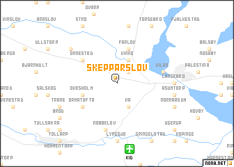 map of Skepparslöv