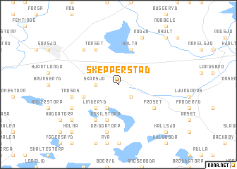 map of Skepperstad