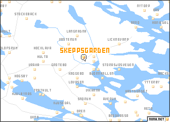 map of Skeppsgården