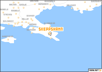 map of Skeppshamn