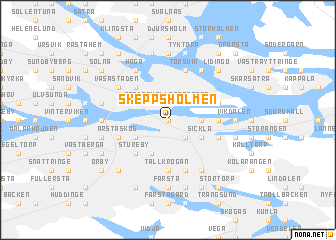 map of Skeppsholmen