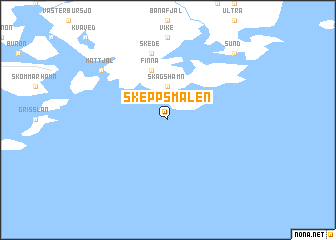 map of Skeppsmalen