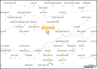 map of Skępsk