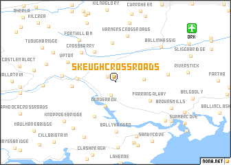 map of Skeugh Cross Roads