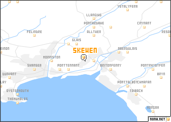 map of Skewen