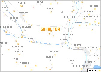 map of Skhaltba