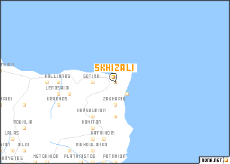 map of Skhízali