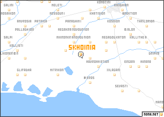 map of Skhoiniá