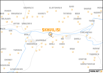 map of Skhvilisi