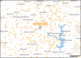 map of Ski Acres