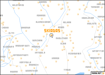 map of Skiadás