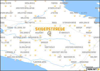 map of Skidenstræde