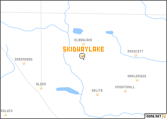 map of Skidway Lake