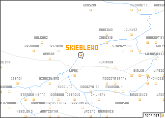 map of Skieblewo