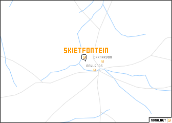 map of Skietfontein