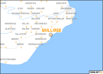 map of Skillinge