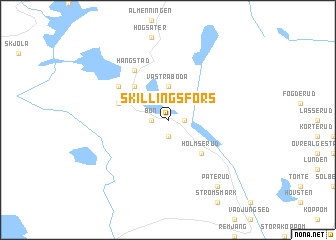 map of Skillingsfors