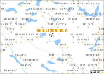 map of Skillingsmåla